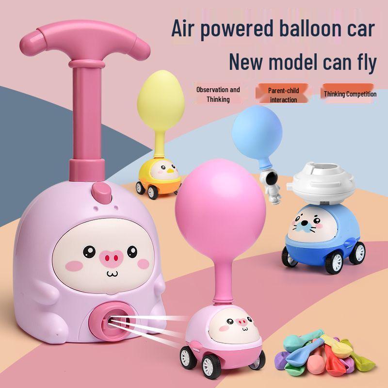 TikTok Kids' Little Pig Balloon Car - Fun Interactive Educational Toy Sensation