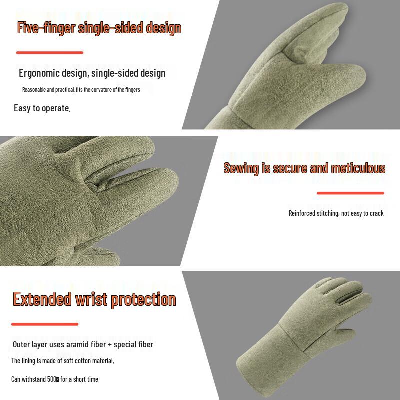Maihan 500°C Heat Resistant Aramid Gloves