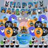Adorable Stitch Themed Party Decoration Set With Banners Balloons And Backdrop For Halloween Celebrations