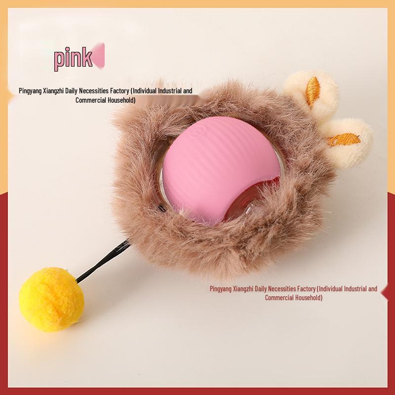 Interaktives elektrisches Katzenspielzeug: Automatischer Kitzel- und Soundball mit intelligenter Hindernisvermeidung