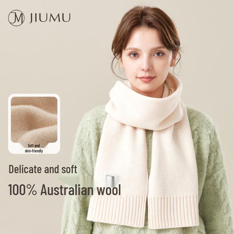 

JIUMU Женский зимний шарф из 100% шерсти