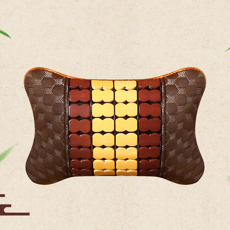 Summer Cool Bamboo Cushion Car Seat Cover Natural Bamboo   Square Mat Single Piece Massage Breathable Environmental Waterproof