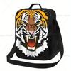 1pc Tiger Insulated Lunch Bag Reusable Bento Tote with Vibrant 2D Tiger Print, Durable Polyester, Non-Food Contact Hand