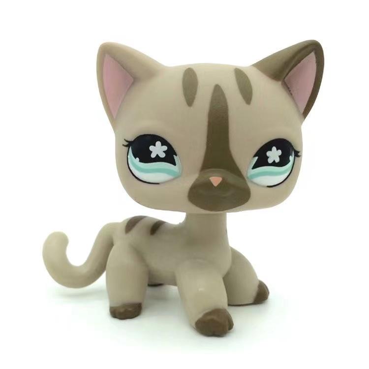 Rare animal pet shop lps toy dachshund dog dachshund brown original figure collie cocker spaniel great dane child Children gifts