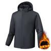 Men's New Three-bar Cotton-padded Jacket, Young Student Casual Large-size Brand Hooded Cotton-padded Jacket