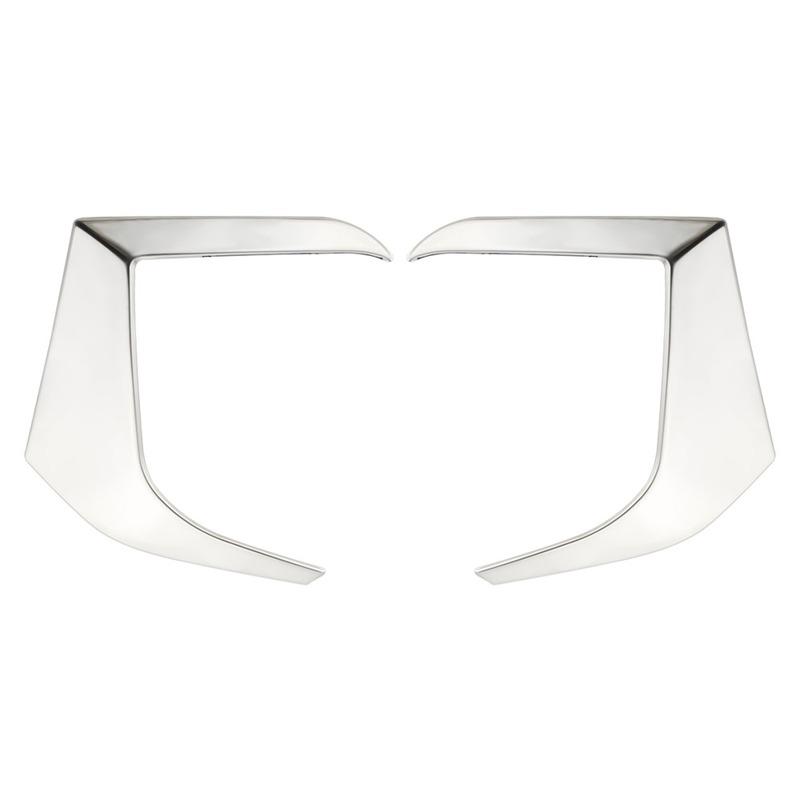 For Peugeot 2008 E2008 Fog Light Trim Front Fog Lamp Decoration Frame Cover Sticker