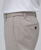 MUSINSA STANDARD Semi-Wide Slit Hidden Banding Slacks [Light Beige]