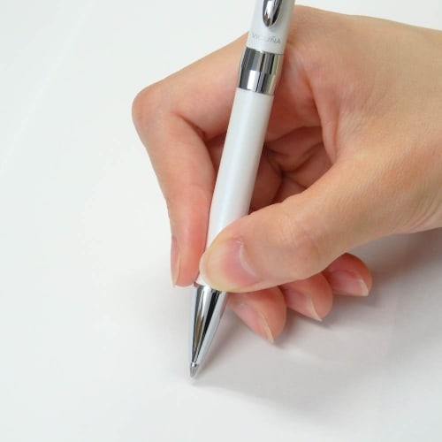 Pentel oil-based ballpoint pen Vicuna EX2 BX2007W white barrel