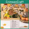 Adorable Fall Harvest Scarecrow Wooden Stick Decor For Thanksgiving Festive Home Decor