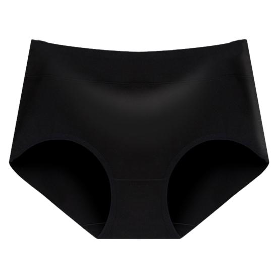 Damen Unterhose Mittlere Taille Einfarbig Baumwolle Po-lifted Gute Atmungsaktivität Elastisch Schnelltrocknend Sport