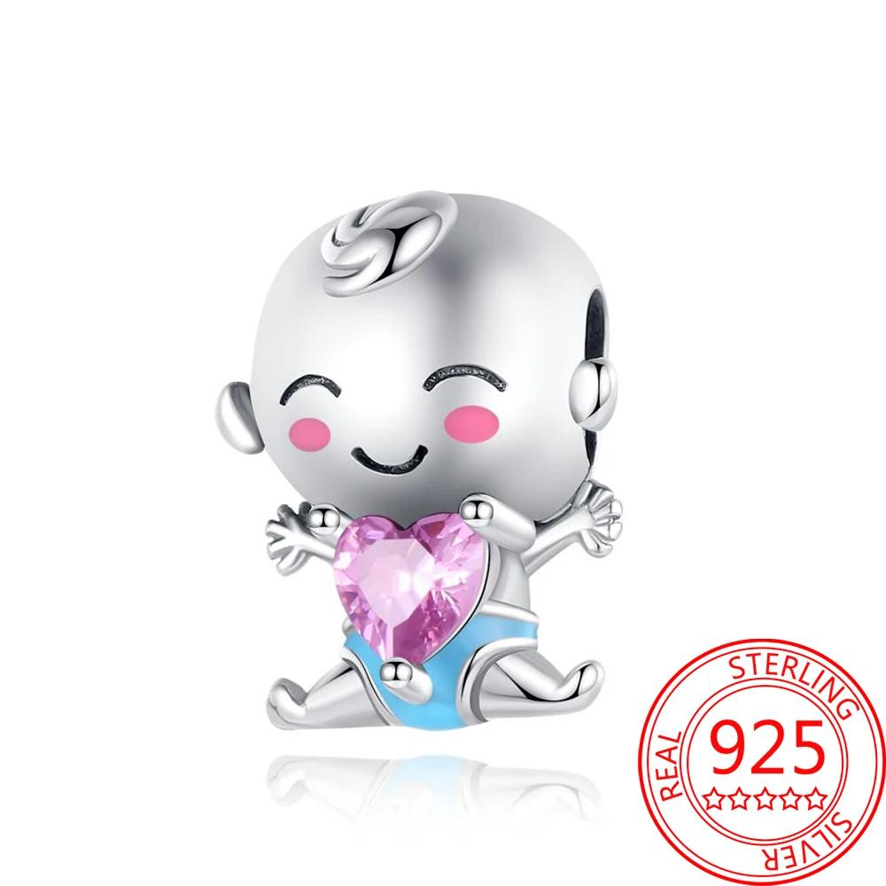 Lovely Copper Little Monkey Embracing Red Heart Pendant Fit Bracelet Necklaces Party Pairing With Handmade Gifts