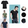 Men's Summer Casual Fashion Solid Color O-neck T-shirt With Short Sleeves