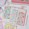 3D   Kuromi Cinnamoroll Stickers Cute Anime Transparent Jelly Crystal Decorative Sticker Note Phone Case DIY Toy