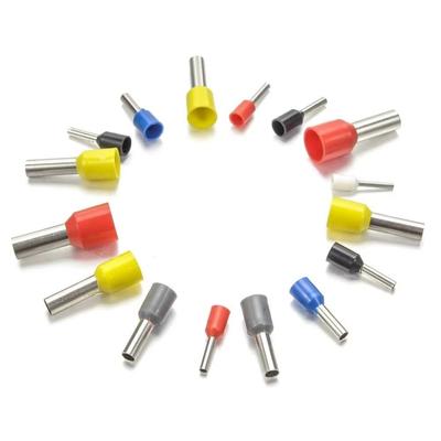 Carbon Steel Electrical Crimp Terminals Male Female Wire Connector Insulating Sleeve Termin Spade Connectors Wire Wrap Connector