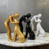 Dog Sculpture,Man and Dog Statue Figurines Friendship Memorial Gift for Dog Lover Desktop Decorations for Living Room