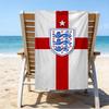 EnglFootball Crest Beach Towel - Soft, Absorbent Microfiber, Lightweight, Ideal for The Beach, Parties, Travel, Camping fan gifts
