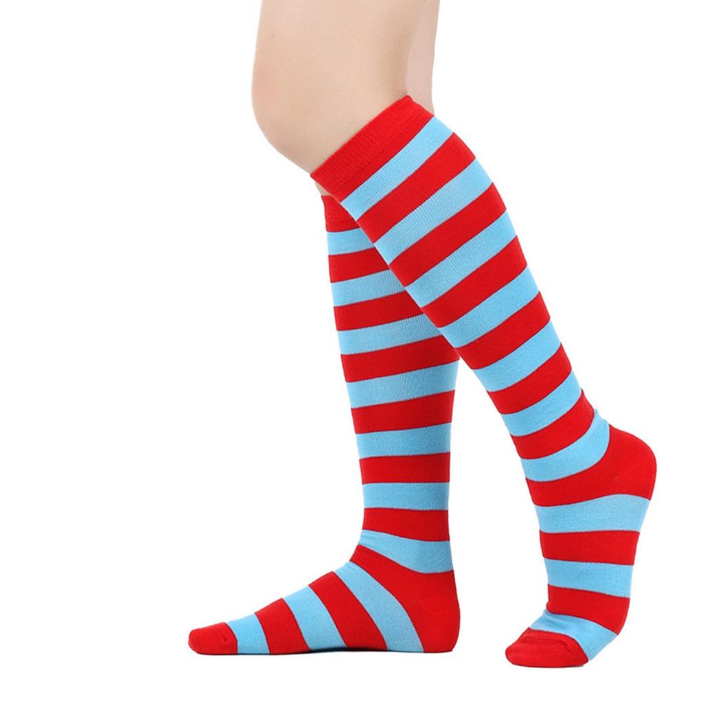 Women's Wide-stripe Calf Socks, Mid-calf And Knee-high Socks
