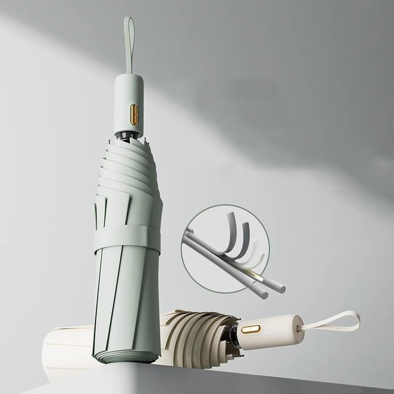 1 New Travel Umbrella With Windproof Large Ribs Reinforced With Fiberglass Ribs That Automatically Open And Close