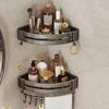 No-Drill Bathroom Corner Storage Caddy