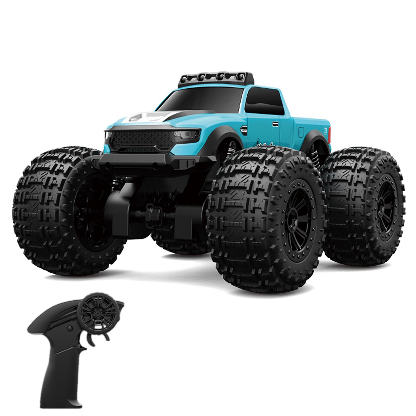 

Amphibious Remote Control Car, 2.4GHz 4WD Off Road Vehicle with Headlights, 360 degrees Rotating Waterproof Stunt Car 1xBattery синий