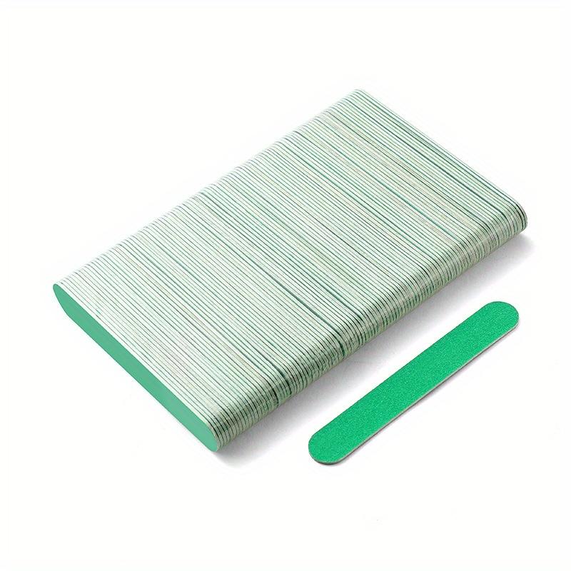 100pcs Double Side Nail Files Mini Wood Sanding Buffer Block Set For Gel Polish Manicure Pedicure Salon Nail Art Tools