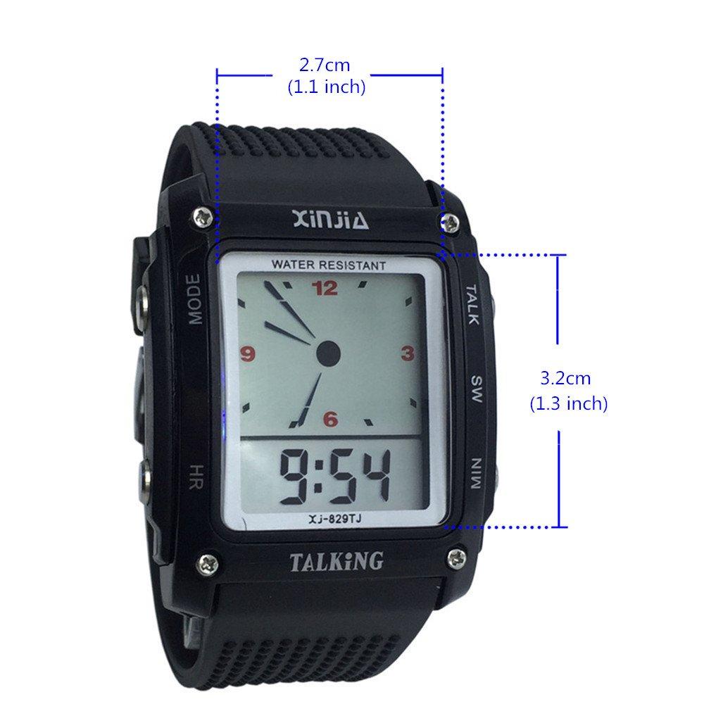 Talking Watch Japanese Wristwatch (829TJ-B)