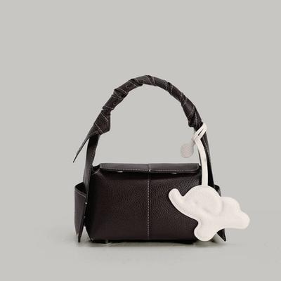 Strukturierte modische Kissentasche, Pendlerhandtasche, Nischendesign, einfache Umhängetasche für alles mit einer Schulter