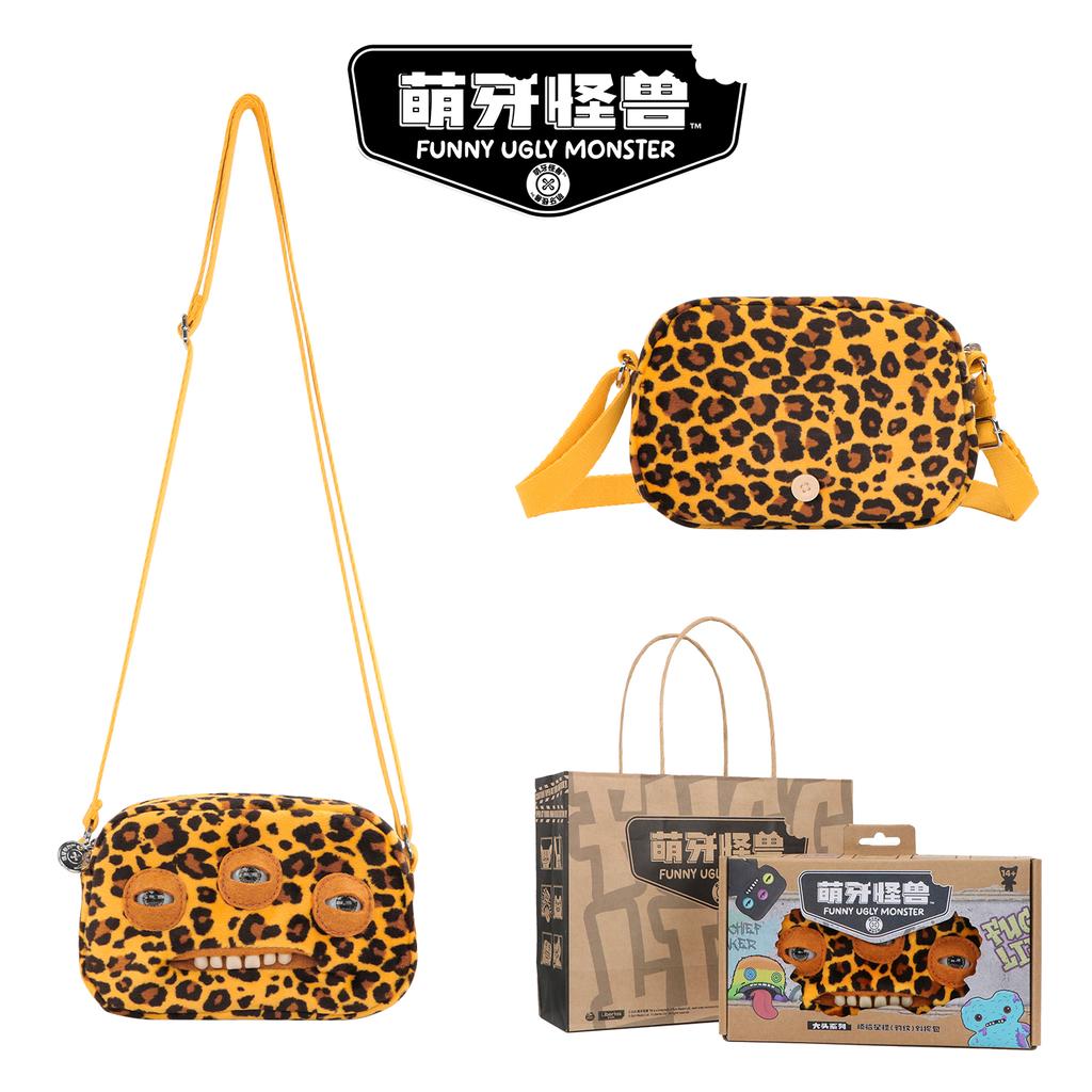 Bolso Bandolera de Peluche Monstruo Feo Lindo Muñeco con Dientes Divertidos Mochila Regalo de Cumpleaños para Niños