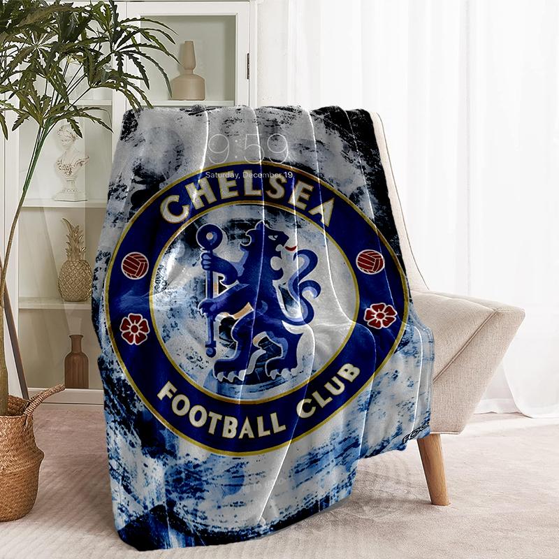 Chelsea F.C Print Blanket - Soft & Comfortable, for Bedroom, Travel, Sofa, Home Decoration - Birthday Christmas Gift for Friend