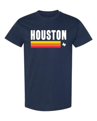 Houston T-Shirt Unisex Astros Orange Rainbow T-Shirt Unisex T-Shirt