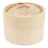 1Set Eco Friendly Bamboo Steamer Basket with Tight Seal Lid for Steaming Dumplings Buns Desserts Vegetables Corn