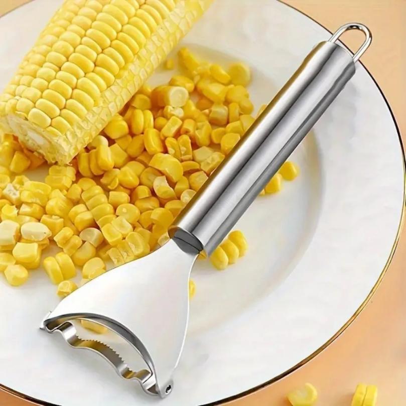 Stainless Steel Corn Stripper Corns Threshing Corn Thresher Stripper Peeler Corn Kerneler Peeler Fruit Vegetable Kitchen Gadgets
