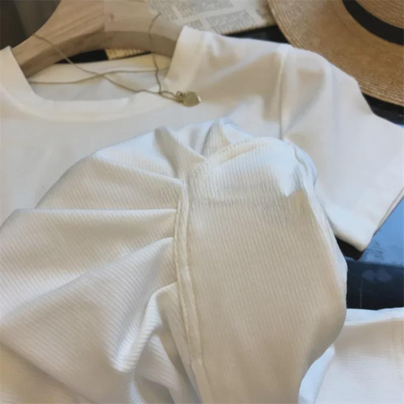 Top de damă cu talie laterală elastică, plisat, cu crăpătură și mâneci scurte - Tendință Vara 2025