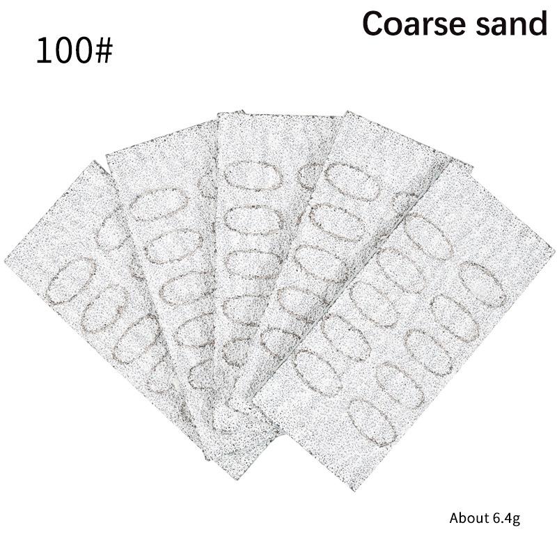 

50Pcs Nail Cuticle Pusher Self-adhesive Sand Flake File Trimming Nails Pre Polishing Sandpaper Set Manicure Treatment Tool