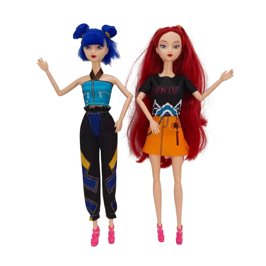 Neue Kpop Dämonenjäger Vinyl-Figuren Neue K-POP Dämonentöter Miniaturen Puppe Lumimila Zoey Desktop Ornament Dekoration Geschenke