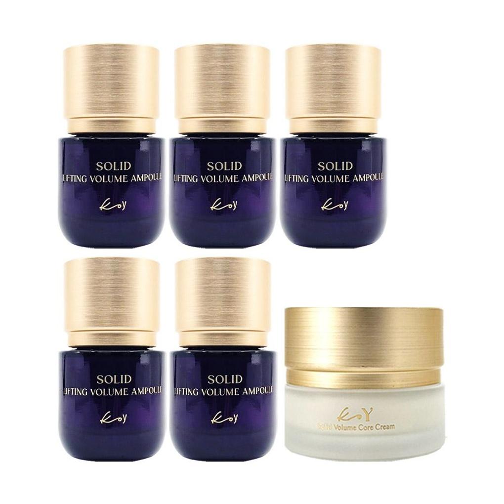 KOY Solid Lifting Volume Protein Ampoule 35ml x 5 + Cream 50ml Koi Lifting Ampoules 35ml x 5 + Cream 50ml