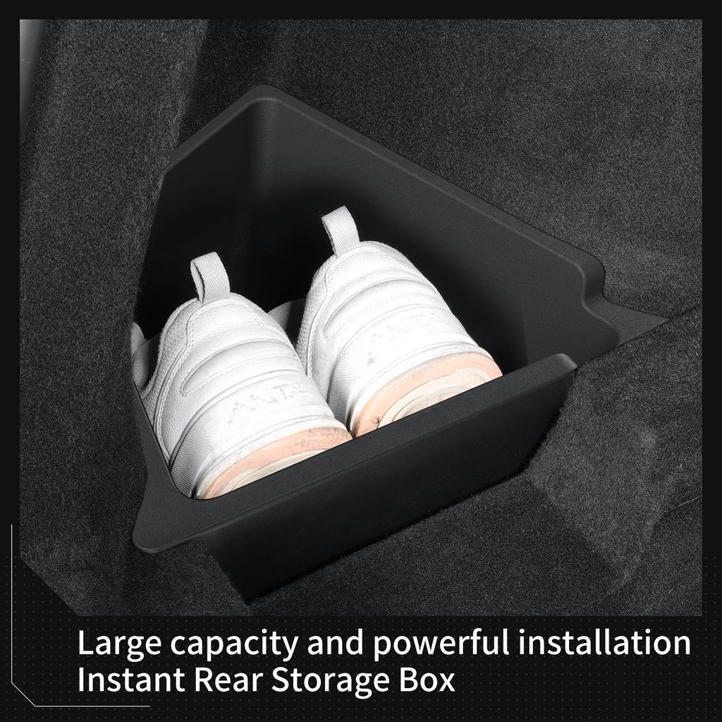 LUCKEASY for Tesla Model Y Juniper 2025 2026 Car Rear Trunk Storage Box Accessories Left Right Both Side Trunk Storage Buckets