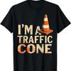 I Am A Traffic Cone Halloween I'm Lazy Easy T-Shirt,Comfortable Pure Cotton