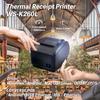 Wasin Tech WS-K260L Receipt Thermal Printer, USB, LAN, Bluetooth Compatible, 80mm Receipt Width, ESC/POS, Loyverse, SalonPosLINQ2, Receipt System, Win