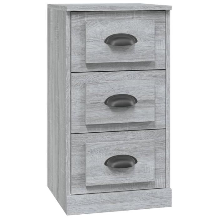 VidaXL Buffet Sonoma Grey 36x35.5x67.5 Cm Engineered Wood 816222
