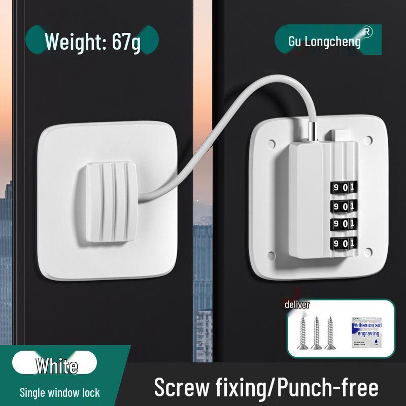 Child Safety Sliding Door & Cabinet Lock - Anti-Pinch & Anti-Open Protection for Drawers & Refrigerators