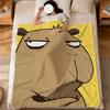 Cute Funny Tiger Crocodile Capybara Flannel Soft Warm Plush Blanket Sofa Living Room Pet Hogar Bedroom Gift Home Car Portable
