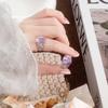 S925 sterling silver ring women's inlaid natural crystal stone topaz retro court style light luxury adjustable hand jewelry