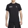 Nike T Shirts Men's Black Crew Neck Moderate Straight Fit FV8393-010