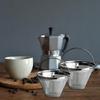 Stainless Steels Coffee Filter Fine Mesh Cone Shape Strainer Easy Cleaning Compatibles with Various Brewing Accessories