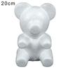 20cm Foam Bear Modeling DIY Craft Valentine Party Decoration Supplies Gift