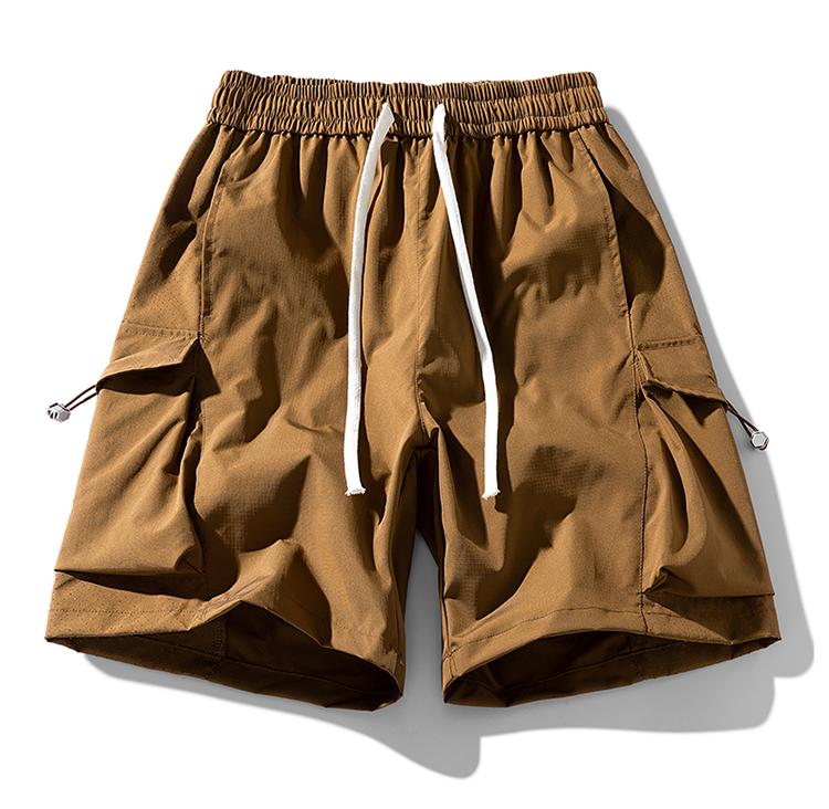 Men's Casual Shorts, Ice Silk Outdoor Workwear Shorts, Men's Quick Drying Shorts, Loose Sports Pants