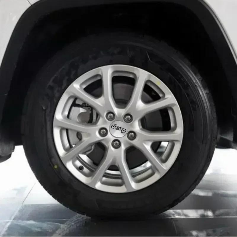 CLW1 56/64mm Car Wheel Center Hubcaps Cover Badge Accessories for Jeep Patriot Tj Compass Liberty Renegade Grand Cherokee Commander