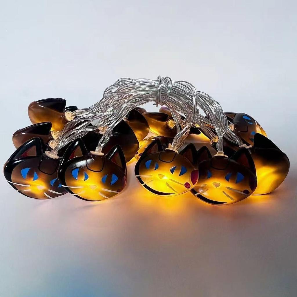 2025 Waterproof Outdoor LED Halloween String Lights for Courtyard Decoration and Atmosphere.