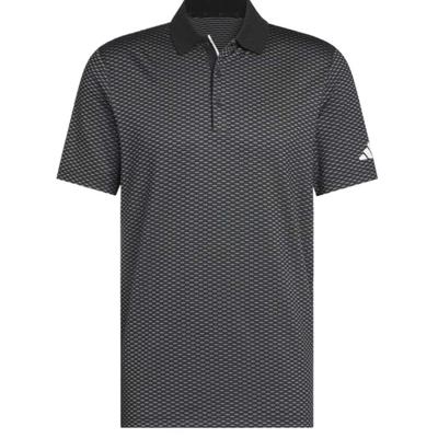 Beyond Textured Polo Shirt Golf Comfortable Trendy Fashion Versatile Short Sleeve Polo Men Tops Black IM7869